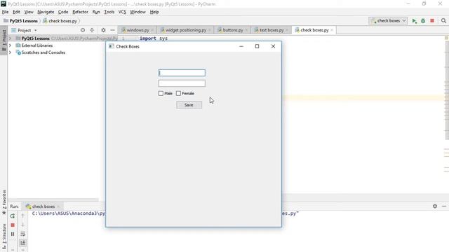 Python PyQt5 Check Boxes (QCheckBox) смотреть онлайн