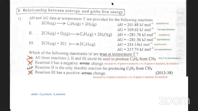 Energetics MCQs Past Paper Discussion (Born Haber Cycle,Gibbs Free Energy,Spontaneity of Reaction) смотреть онлайн