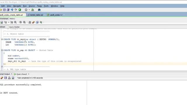 Oracle Basics - Table Creation - Part2 смотреть онлайн