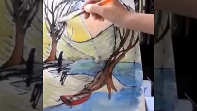 Мама дорисовала рисунок дочки смотреть онлайн