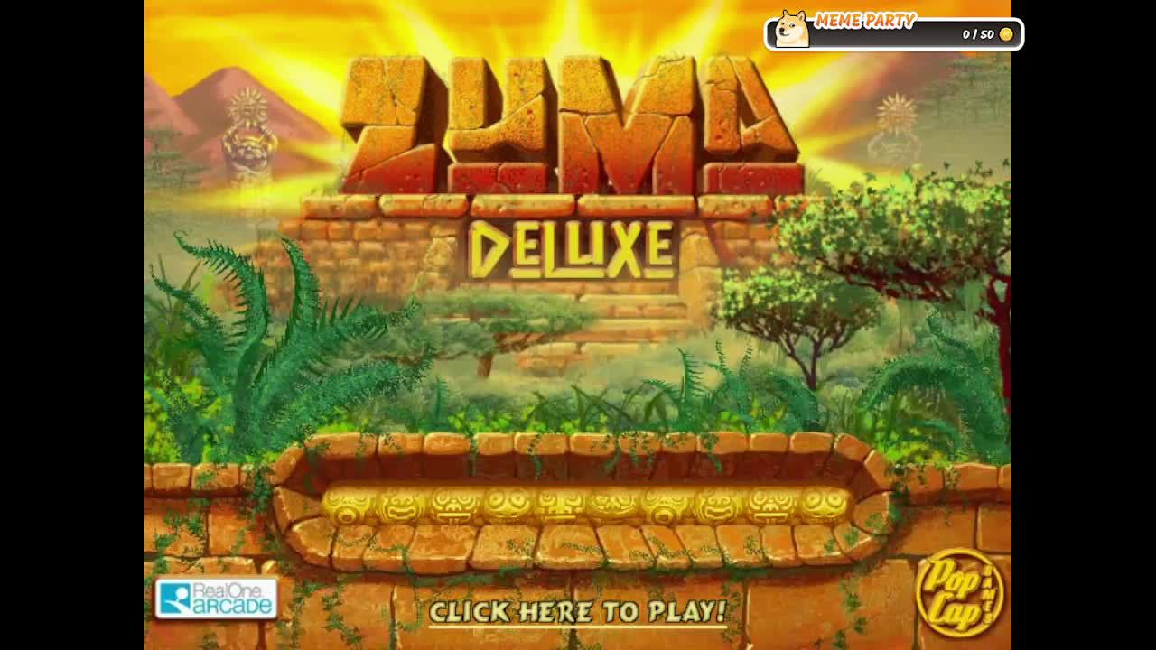 Zuma Deluxe. Полное прохождение смотреть онлайн