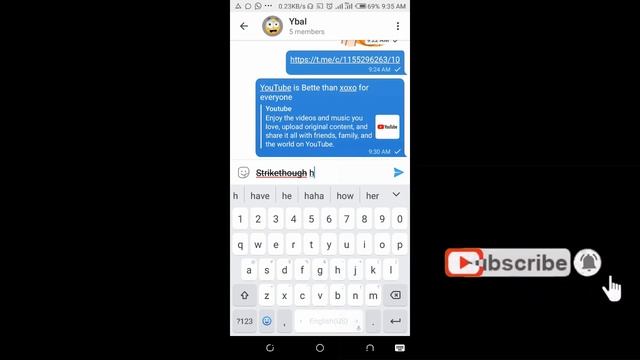 How to Strikethrough/Underline in Telegram смотреть онлайн