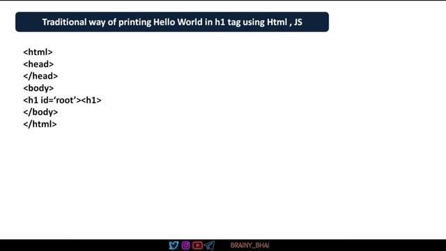 2. JavaScript XML || React JS Tutorial || Brainy Bhai смотреть онлайн