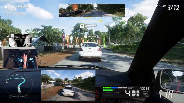 LANCER EVOLUTION 8 MR 2004 MITSUBISHI | Forza Horizon 5 | TULUM TRAIL | ONBOARD | T300RS | foot cam смотреть онлайн