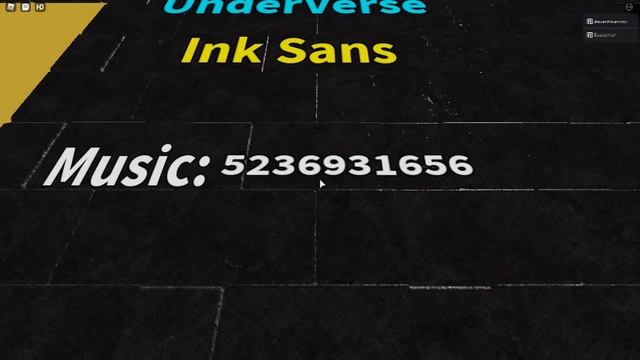 Roblox I.D's for Sans AU themes! смотреть онлайн