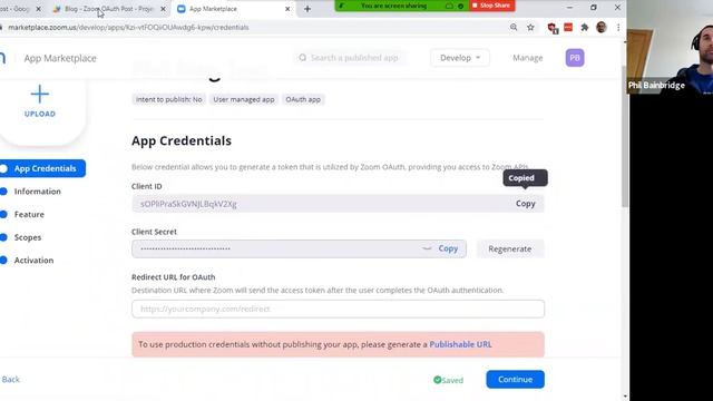 Connect to Zoom API with Apps Script and OAuth tutorial смотреть онлайн