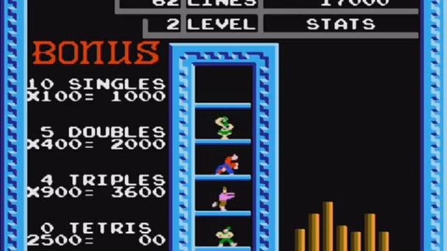Tetris #3 The Soviet Mind Game (NES) - Gameplay