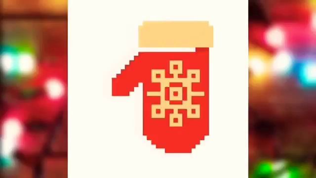 Рукавичка новогодняя) рисунок по клеточкам смотреть онлайн