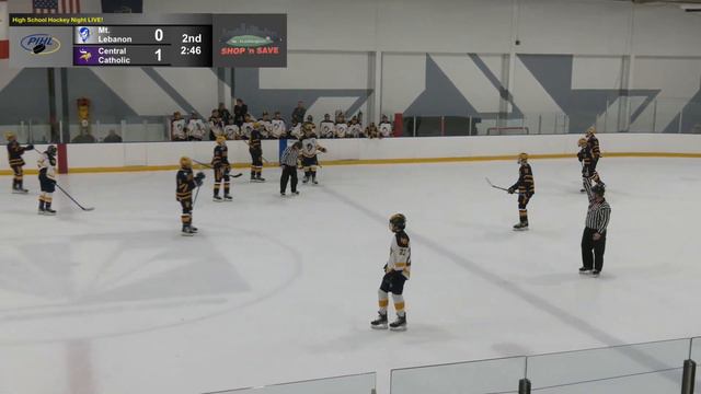Mt. Lebanon Vs. Central Catholic - PIHL Hockey Night LIVE! - October 10 2022