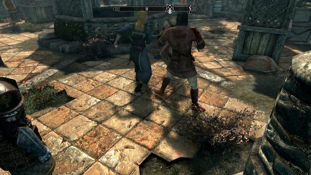 Skyrim SE - люди гибнут за металл. Поножовщина НПС в Рифтене. смотреть онлайн