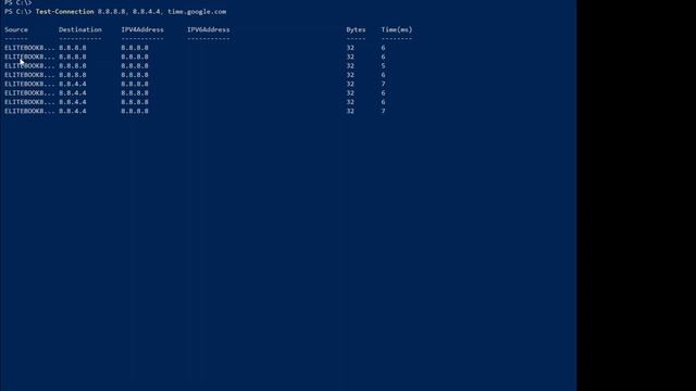 Ping in the PowerShell смотреть онлайн
