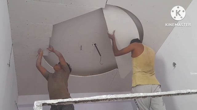 false ceiling round circle designfor ceiling gypsum board ka design Kaise banta hai ceiling interio смотреть онлайн