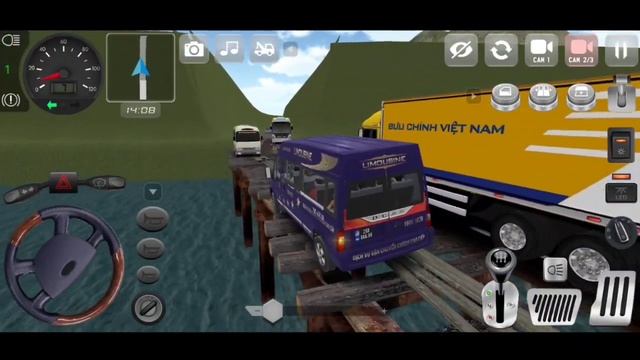 Minibus Simulator Vietnam - Ford Transit Van Driving! - Bus Game Android Gameplay смотреть онлайн