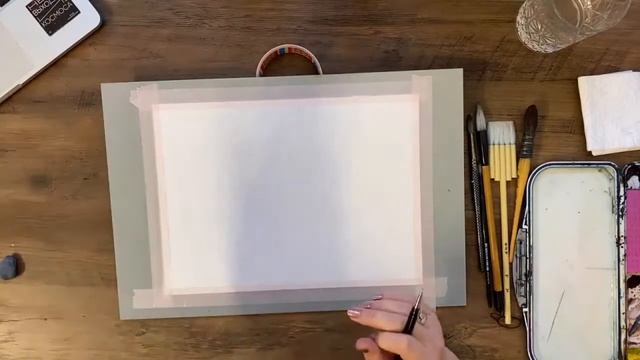 Акварельный рисунок с нуля