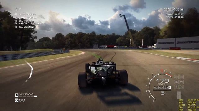 GRID Autosport - 1920x1080 Ultra - i3 4170 - Asus Strix GTX950 смотреть онлайн