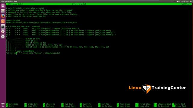 1.7 Программа Cron (крон) | Linux для начинающих смотреть онлайн