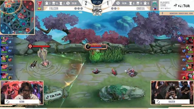 FALCON vs OMG Game 2 MSC Playoffs Day 5 - OMEGA PHILIPPINESE vs FALCON MYANMAR - Mobile Legends смотреть онлайн