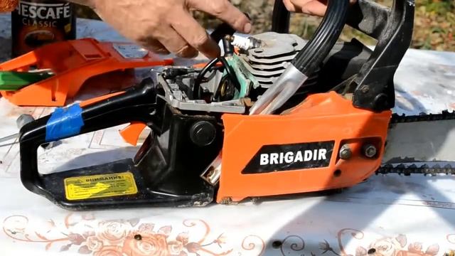 Разгерметизация  карбюратора бензопилы китайского производства