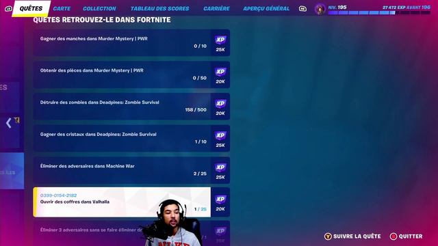 OUVRIR DES COFFRES DANS VALHALLA sur FORTNITE - Emplacements Coffres смотреть онлайн