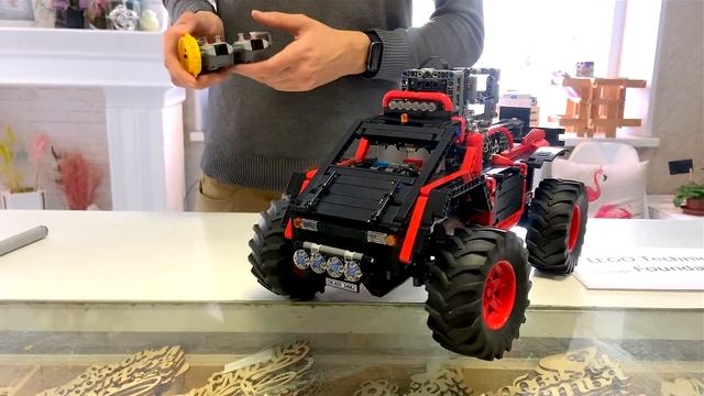 Lego Technic MOC Сваебойная мобильная машина ударного типа