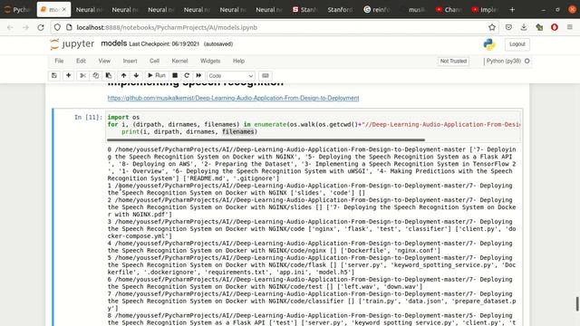 fetch content of a folder in Python using os walk смотреть онлайн