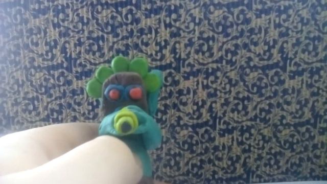 Клэш рояль из пластилина Гоблин с дротиком смотреть онлайн