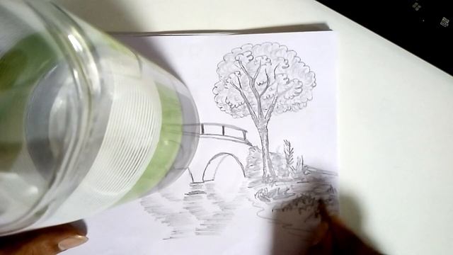 How to draw a Bridge Step by Step - Pencil Drawing - ComeTube смотреть онлайн