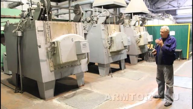 МК "СПЛАВ", видеорепортаж о участке термообработки для ПТА Armtorg.ru смотреть онлайн