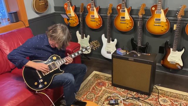 Watchtower Guitars - 2021 Gibson Custom Peter Frampton "Phenix" Inspired Les Paul Custom VOS Ebony смотреть онлайн