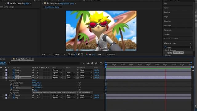 Add Motion To Your Photoshop Composition in After Effects смотреть онлайн