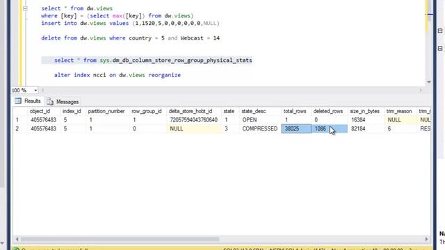 Индексы с колоночным хранением (Columnstore Indexes) в SQL Server 2016 смотреть онлайн