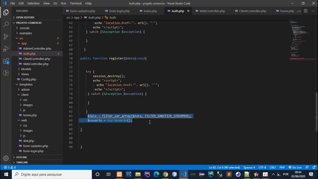 Projeto Mvc com PHP parte 9 #9 смотреть онлайн