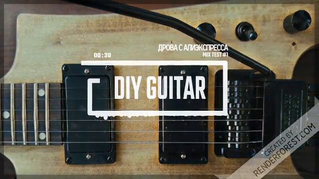 Тест 1. Звучание DIY гитары с АлиЭкспресса смотреть онлайн