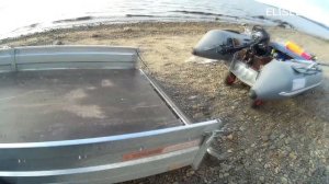 погрузка ПВХ лодки в прицеп экспедиция универсал 111320