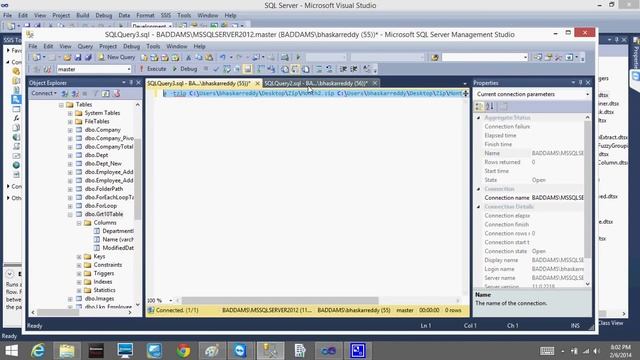 SQL SERVER SSIS Lesson16 BulkInsert ExecutePackage ExecuteProcess Bhaskar Reddy Baddam смотреть онлайн