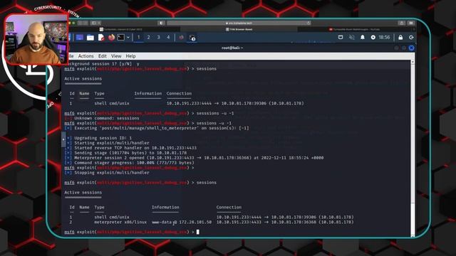 Using Metasploit to Pivot Within a Docker Container | TryHackMe Advent Of Cyber 2022 Day 9 смотреть онлайн