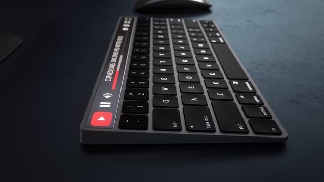CURVED/labs: Apple Magic Keyboard meets OLED! смотреть онлайн