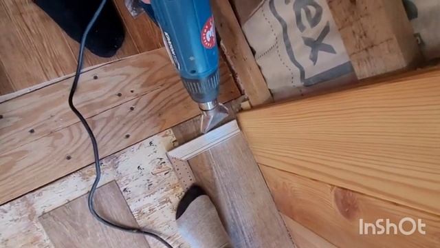 демонтаж клеевой ПВХ плитки, Замена ламелей, все ньюансы смотреть онлайн