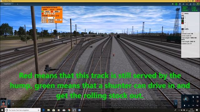 How to use the hump at the yard module manually. смотреть онлайн