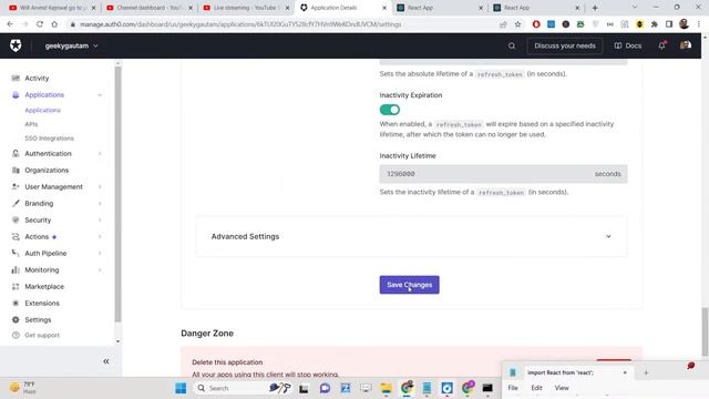 React.js auth0 Example to Integrate Google OAuth2 Login & Display Profile of User in Browser смотреть онлайн