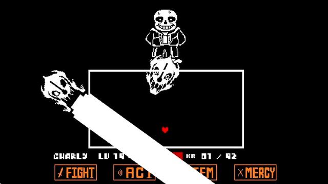 [ UNDERTALE ] Sans boss fight Frisk ( Genocide Run - Hardest boss ) смотреть онлайн