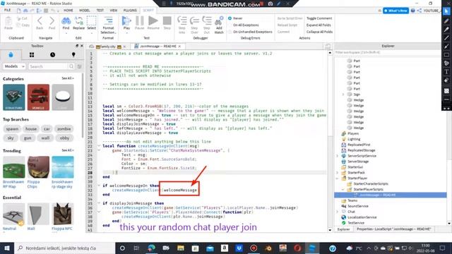 roblox studio join left message script beginner scripting смотреть онлайн
