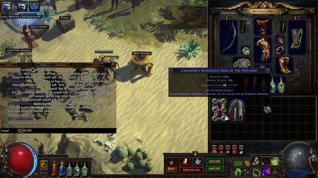 Awakener Orb Crafting, Spell crit chance + enemy explode смотреть онлайн