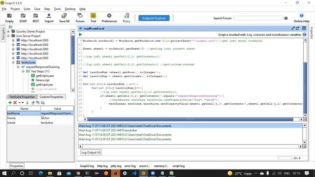 Part 10 | How to read Excel in SoapUI | Data Driven Testing in SoapUI using Java Libraries | смотреть онлайн