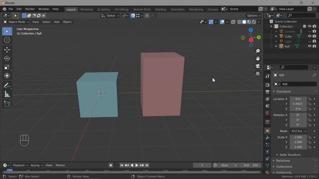 12. Blender. Привязки | Snapping (Project Individual Elements) смотреть онлайн