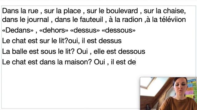 "Dans","Sur","Sous","Dedans","Dehors","À Côté de","Près de","Loin de","Dessus" et "Dessous" смотреть онлайн