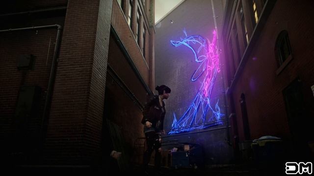 inFAMOUS First Light - Showcasing All Neon Graffiti Art смотреть онлайн