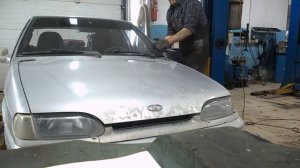 #2 СТО = ВАЗ 2114  -  2 способа открытия капота и замена троса капота