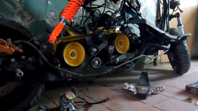 157qmj twin 300cc (два мотора в одной раме) gy6 twin смотреть онлайн