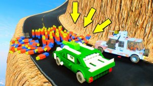 ЛЕГО КАНЬОН СМЕРТИ! ВЫЖИТЬ ЛЮБОЙ ЦЕНОЙ! ЛЕГО ЗОМБИ АПОКАЛИПСИС В БРИК РИГС (Brick Rigs)